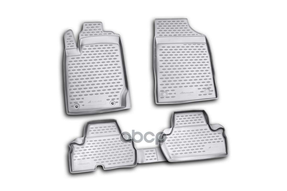 Коврики В Салон Mitsubishi L-200 2D 2010-2015, 4 Шт. (Полиуретан) / Митсубиси Л200 ELEMENT арт. NLC.35.26.210k