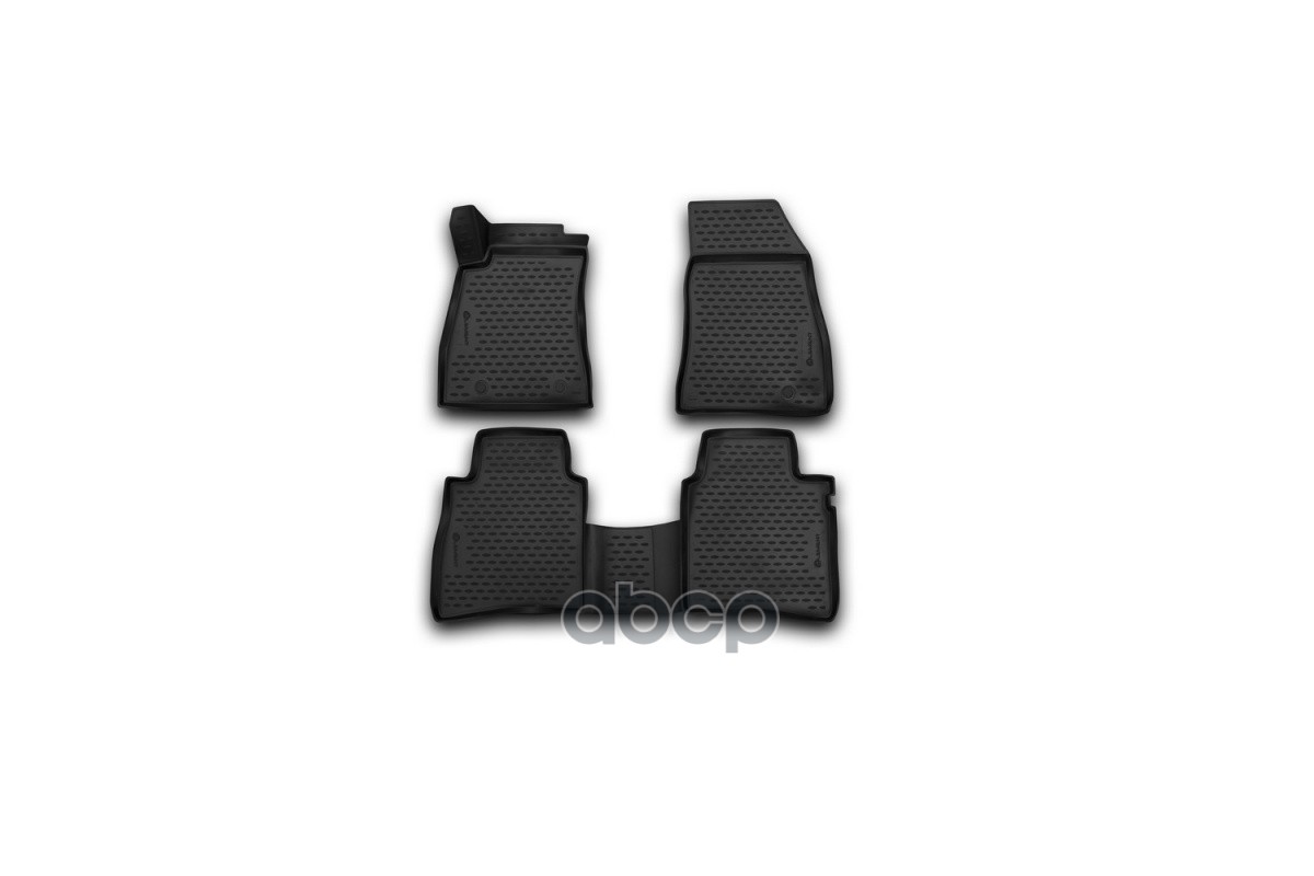 Коврики 3D В Салон Nissan Tiida, 2015-, 4 Шт. (Полиуретан) / Ниссан Тиида ELEMENT арт. NLC.36.56.210k