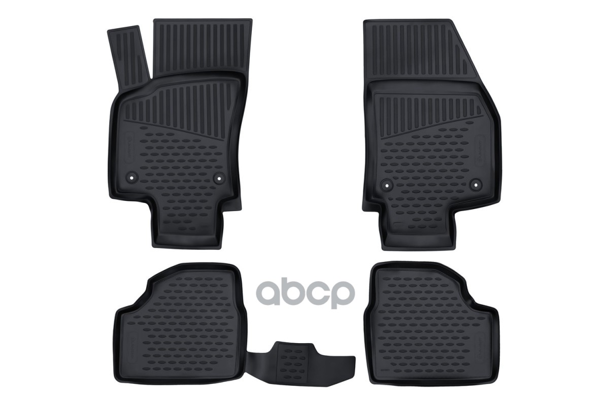 Коврики в салон OPEL Astra H 2004-2014, хб, 4шт. (полиуретан, серые) / Опель Астра ELEMENT арт. NLC.37.02.211k