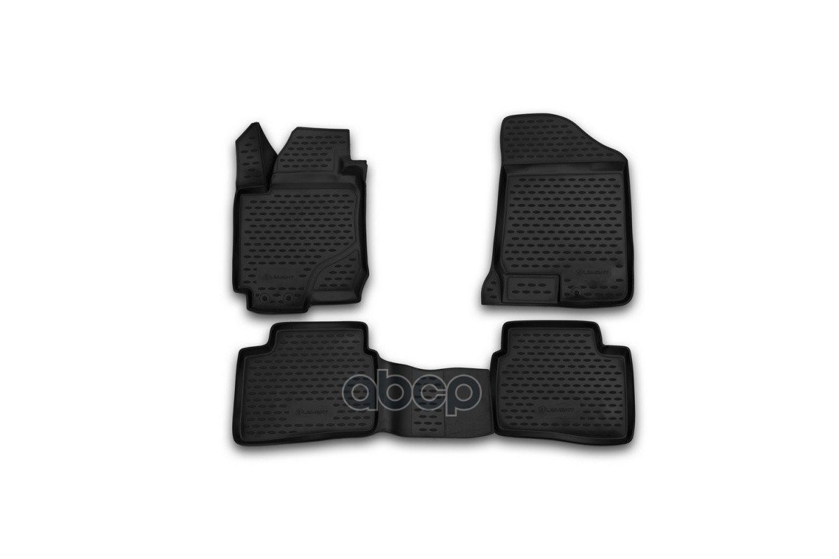 Коврики 3D в салон KIA Cee'd, 2006-2012 4 шт. (полиуретан) / Киа Сид ELEMENT арт. NLC.3D.25.20.210h