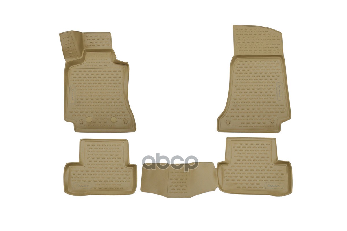 Коврики 3D в салон MERCEDES-BENZ С-Class W205, 2014-, 4 шт. (полиуретан, бежевые) / Мерседес Бенц С класс ELEMENT арт. NLC.3D...