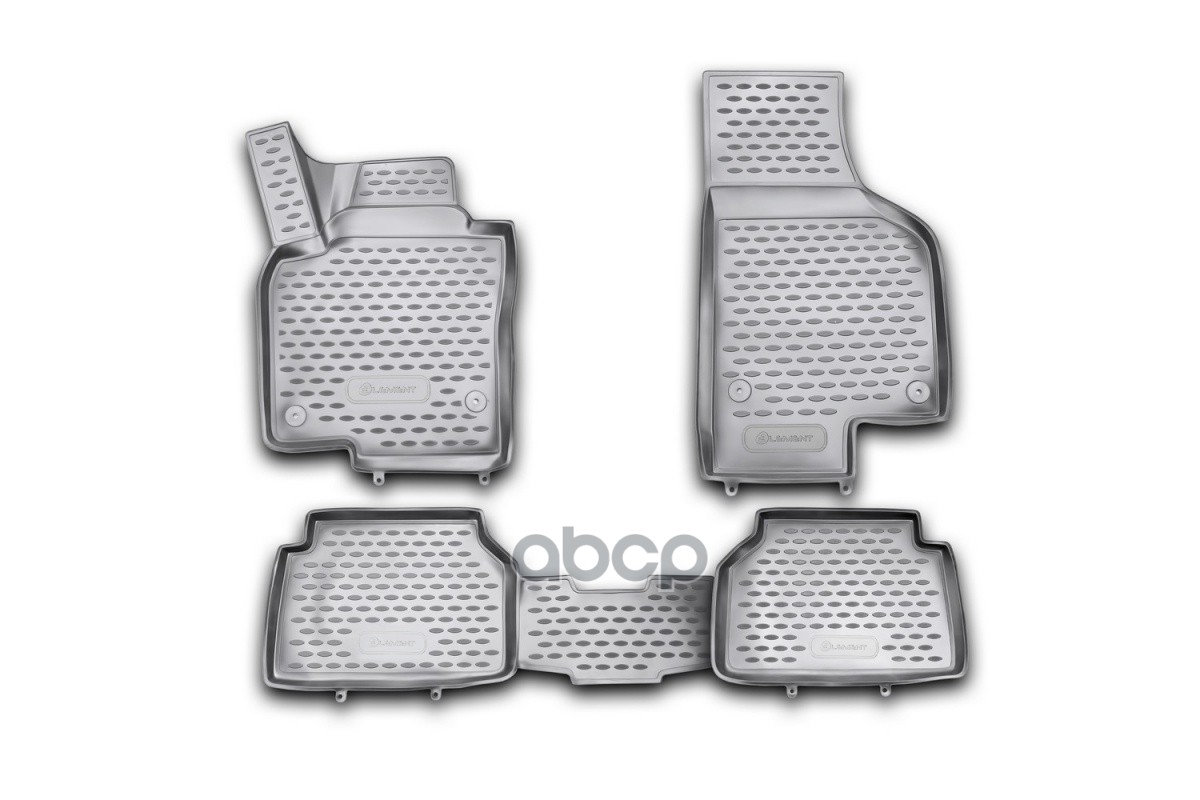 Коврики 3D в салон VW Tiguan 10/2007-2016, 4 шт. (полиуретан) / Фольксваген Тигуан ELEMENT арт. NLC.3D.51.21.210kh