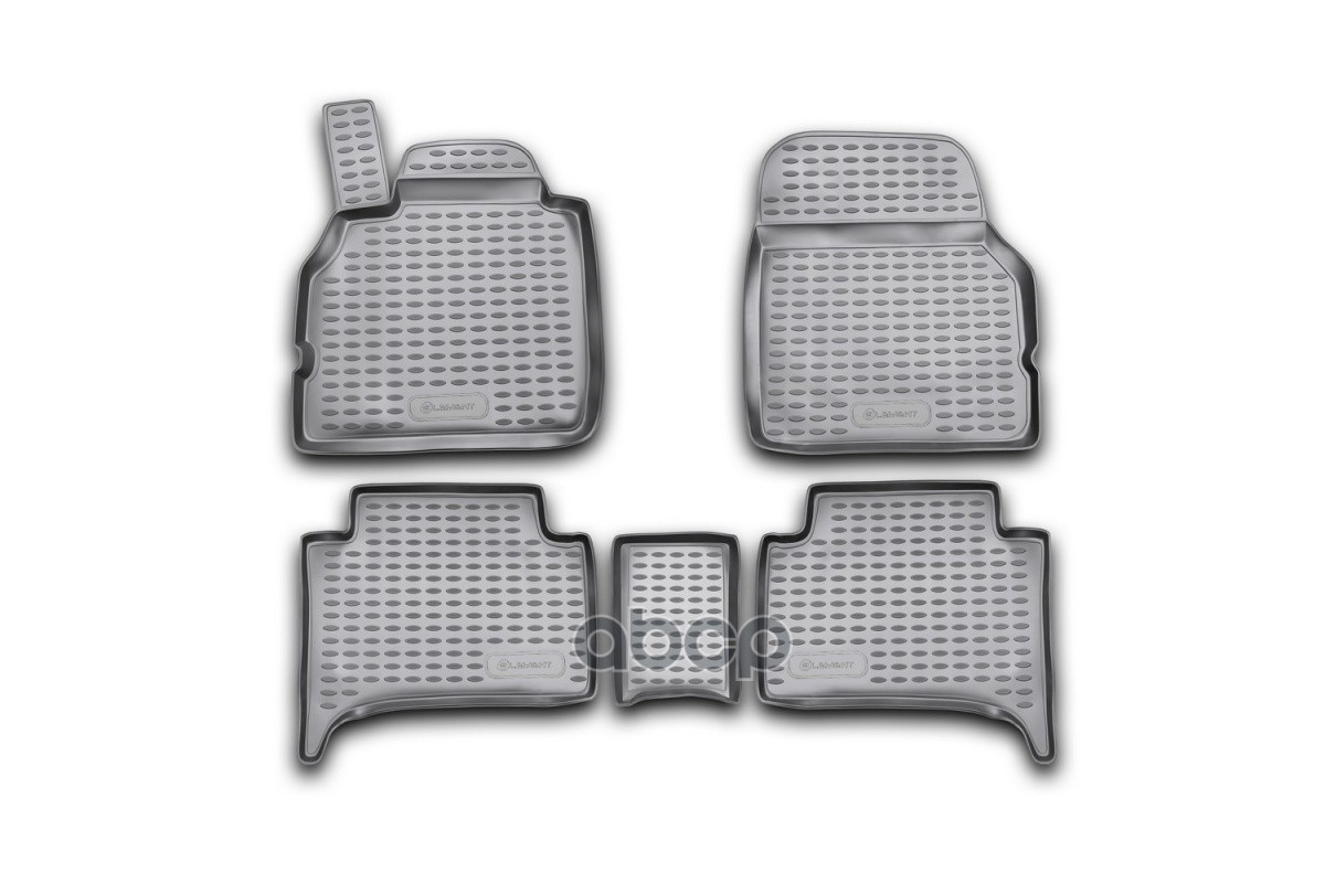 Коврики в салон для RENAULT Scenic (II, IIp) 2003-2009, 5 шт. (полиуретан) / Рено Сценик ELEMENT арт. NLC.41.09.210