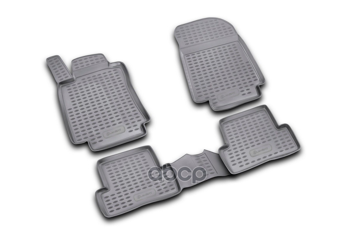 Коврики в салон RENAULT Clio III 2005-, 4 шт. (полиуретан) / Рено Клио ELEMENT арт. NLC.41.12.210