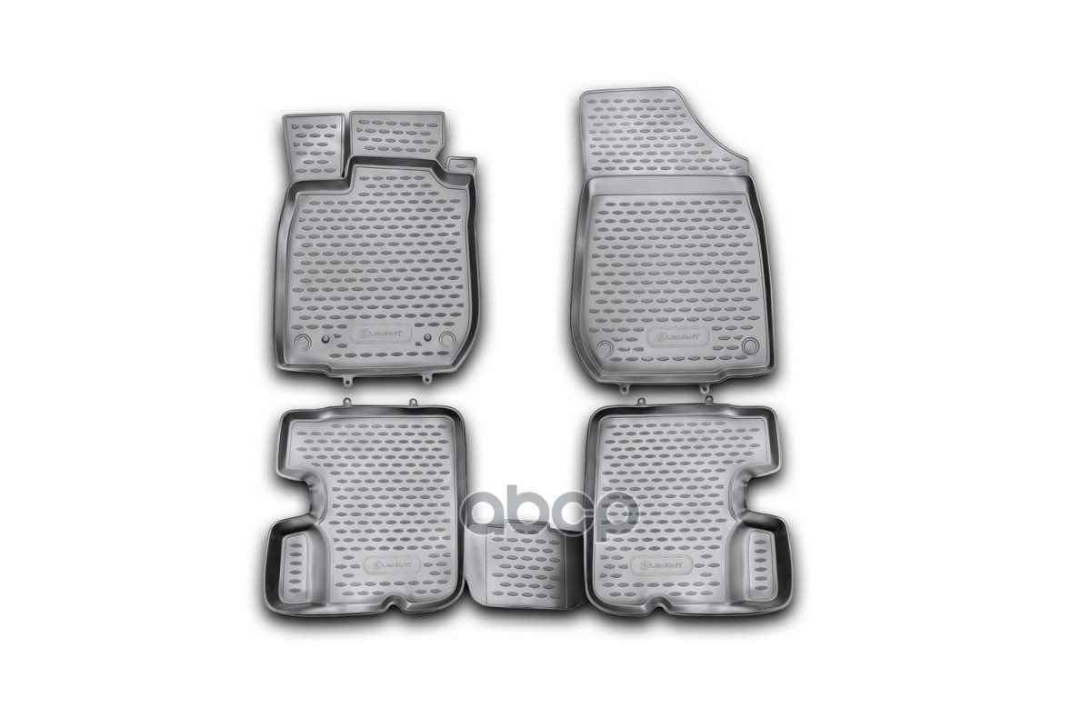 Коврики в салон RENAULT Sandero 2010- 2014, 4 шт. (полиуретан) / Рено Сандеро ELEMENT арт. NLC.41.18.210kh