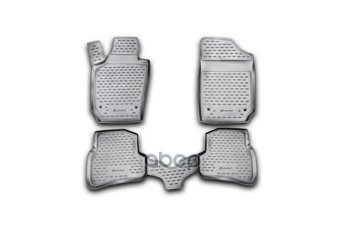 Коврики в салон SEAT Ibiza 2008- ун., 4 шт. (полиуретан) / Сеат Ибица ELEMENT арт. NLC.44.03.210