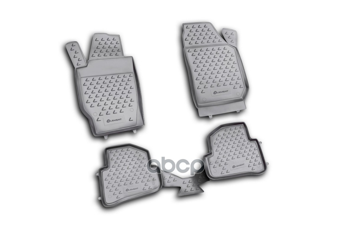 Коврики в салон SKODA Fabia 2007-, 4 шт. (полиуретан) / Шкода Фабия ELEMENT арт. NLC.45.06.210kh