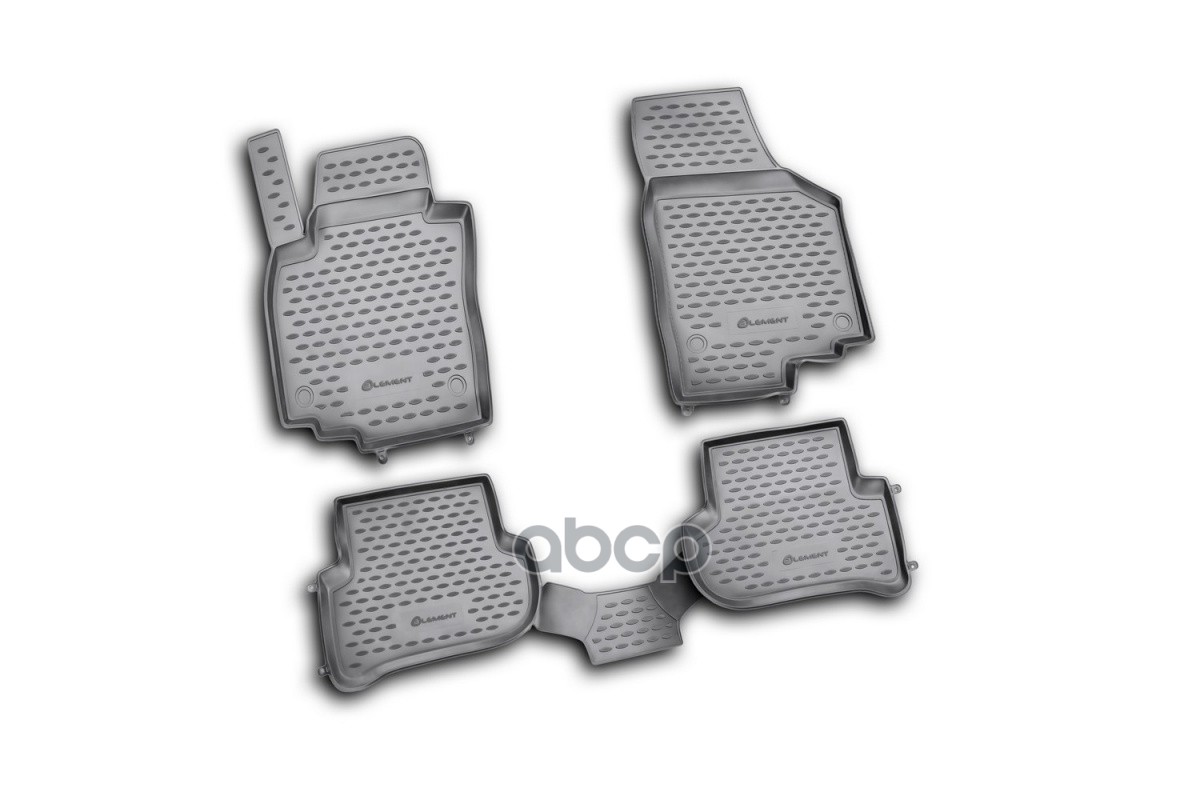 Коврики в салон SKODA Yeti 03/2009-, 4 шт. (полиуретан) / Шкода Йети ELEMENT арт. NLC.45.10.210kh