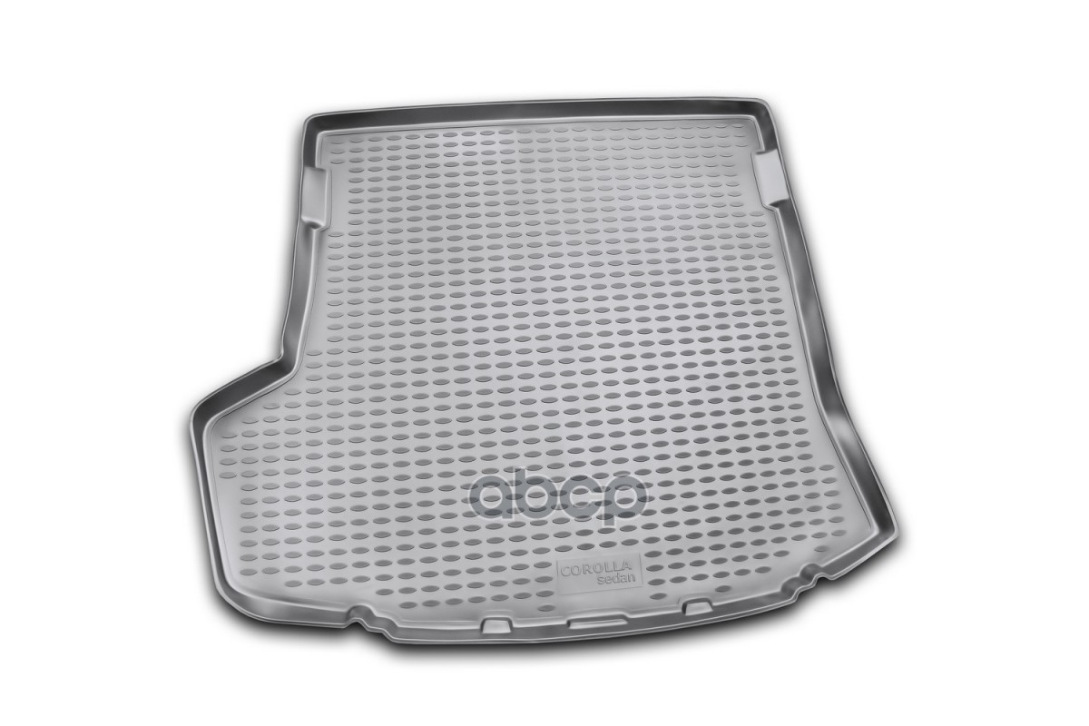 Коврик в багажник для TOYOTA Corolla 2007-2013, сед. (полиуретан, серый) / Тойота Королла ELEMENT арт. NLC.48.15.B10g