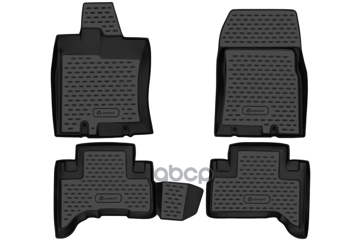 Коврики в салон, для TOYOTA  FJ- Cruiser, 2006-, 4 шт. (полиуретан) / Тойота Фж крузер ELEMENT арт. NLC.48.43.210khn
