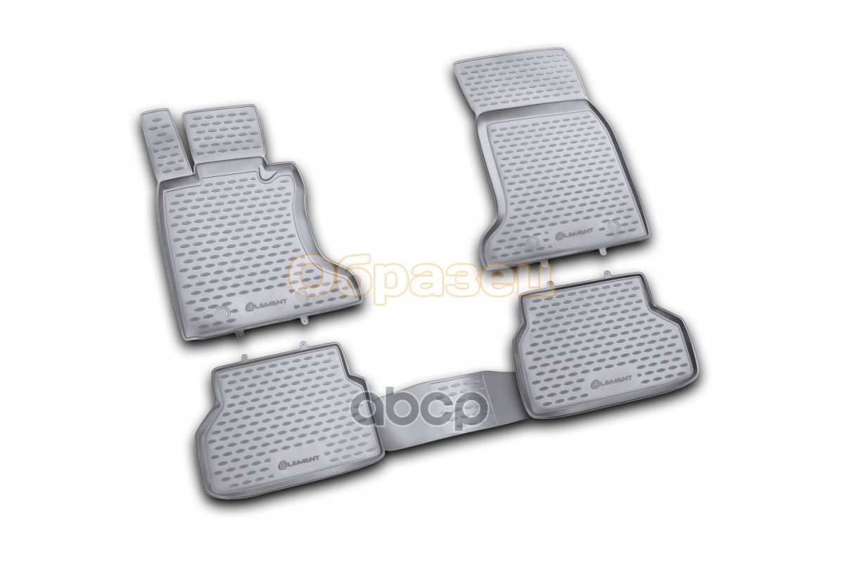 Коврики В Салон Toyota Highlander (I, Хu20), 2001-2007, 3 Шт. Серые (Полиуретан) / Тойота Хайлендер ELEMENT арт. NLC.48.44.211