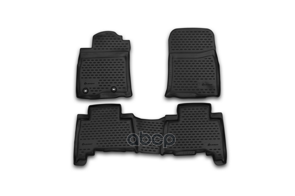 Коврики в салон TOYOTA Land Cruiser 150 2013-2015, 2015-, 5 мест, 4 шт. (полиуретан) / Тойота Ленд крузер прадо ELEMENT арт. ...