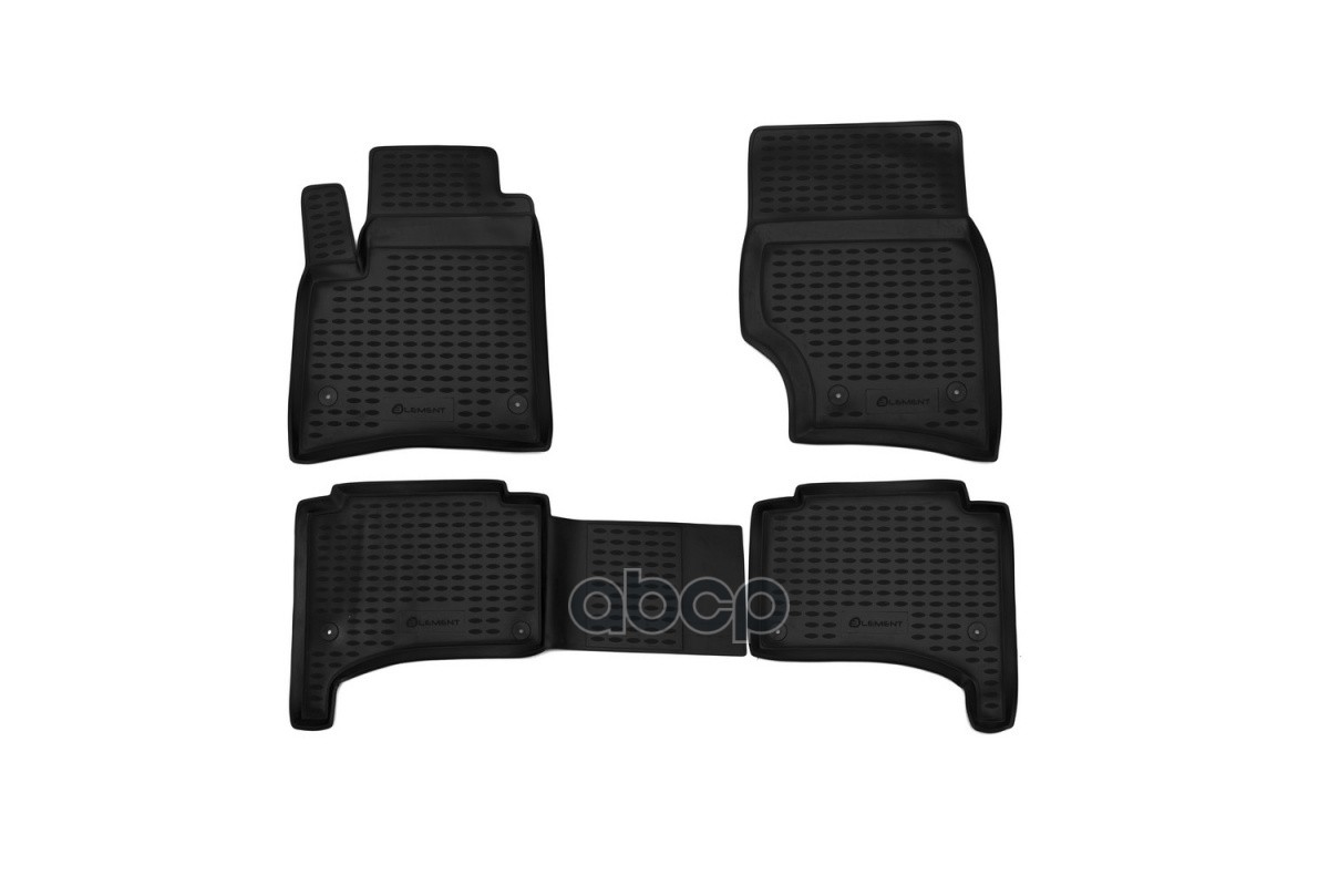 Коврики в салон VW Touareg I 10/2002-2010, 4 шт. (полиуретан) / Фольксваген Туарег ELEMENT арт. NLC.51.01.210