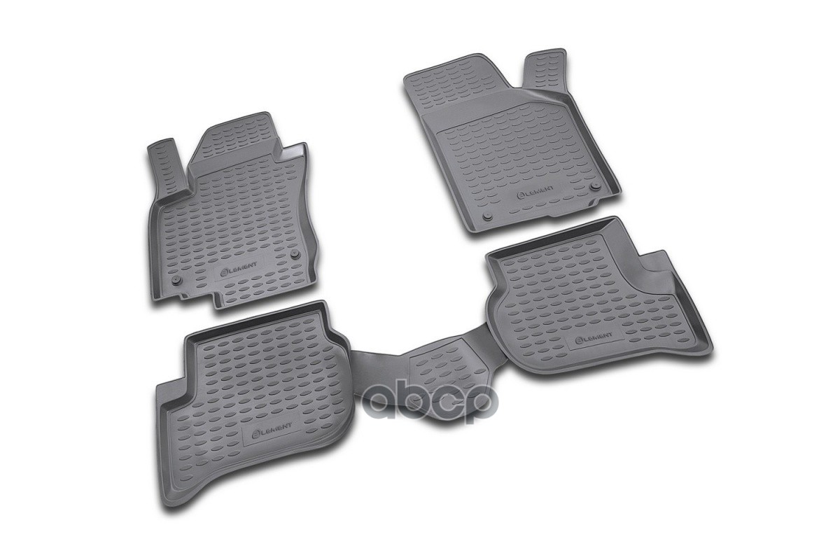 Коврики в салон VW Golf Plus 12/2004-, 4 шт. (полиуретан) / Фольксваген Гольф ELEMENT арт. NLC.51.16.210
