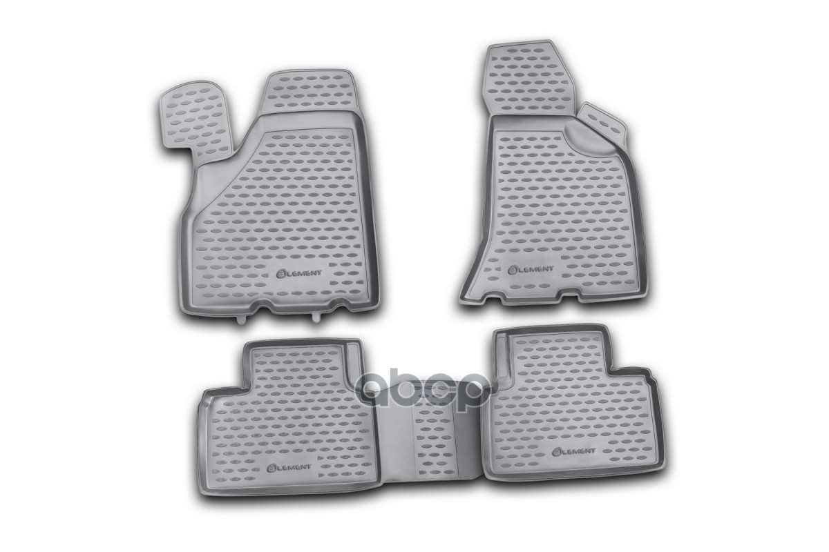 Коврики в салон LADA Priora 2010-, 4 шт. (полиуретан) / Лада Приора ELEMENT арт. NLC.52.21.210k