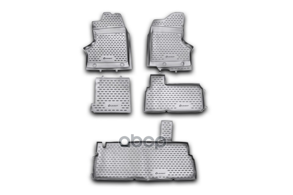 Коврики в салон для ГАЗ ГАЗель-фермер (Бизнес) 330232, 1995-, 5 шт (полиуретан) ELEMENT арт. NLC.53.10.210kh