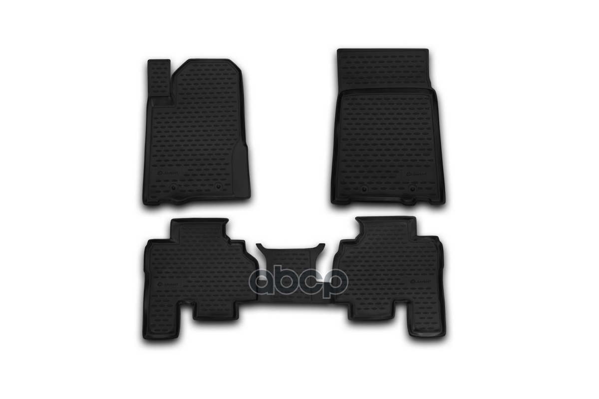 Коврики в салон SSANG YONG Kyron 2006-, 4 шт. (полиуретан) / Саньенг Кайрон ELEMENT арт. NLC.61.09.210