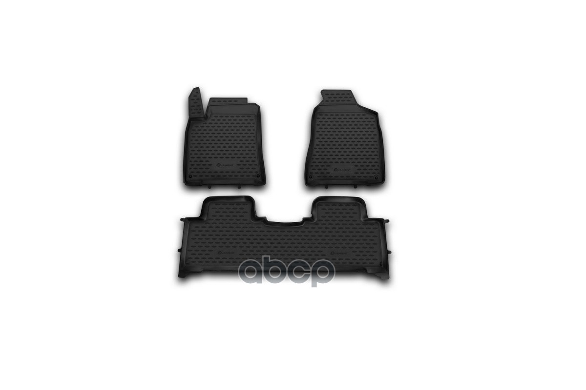 Коврики в салон SSANG YONG New Actyon, 2010- 3 шт. (полиуретан) / Саньенг Актион ELEMENT арт. NLC.61.10.210h