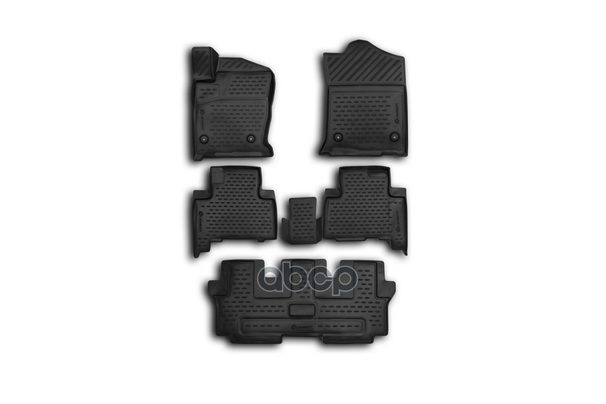 Коврики 3D в салон HAVAL H9, 2015-, 5 шт. (полиуретан) / Хавал Н9 ELEMENT арт. ORIG.3D.99.03.210k