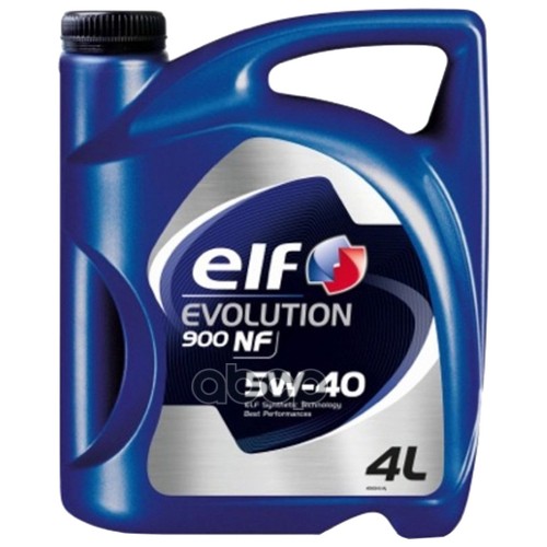 ELF Масло моторное синтетическое ELF EVOLUTION 900 NF 5W-40 4л (194873,11060501) 10150501