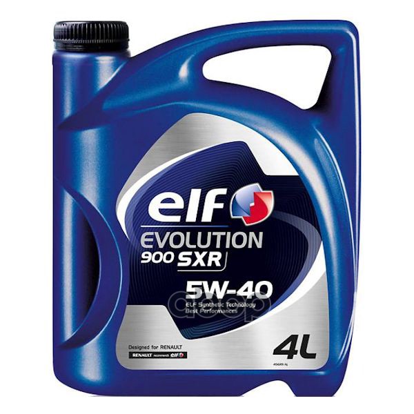 ELF Масло моторное синтетическое ELF EVOLUTION 900 SXR 5W-40 4л (10170501,213914) 194878