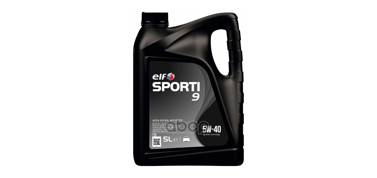 ELF Масло Моторное Синтетическое Elf Sporti 9 5W-40 5Л 214252