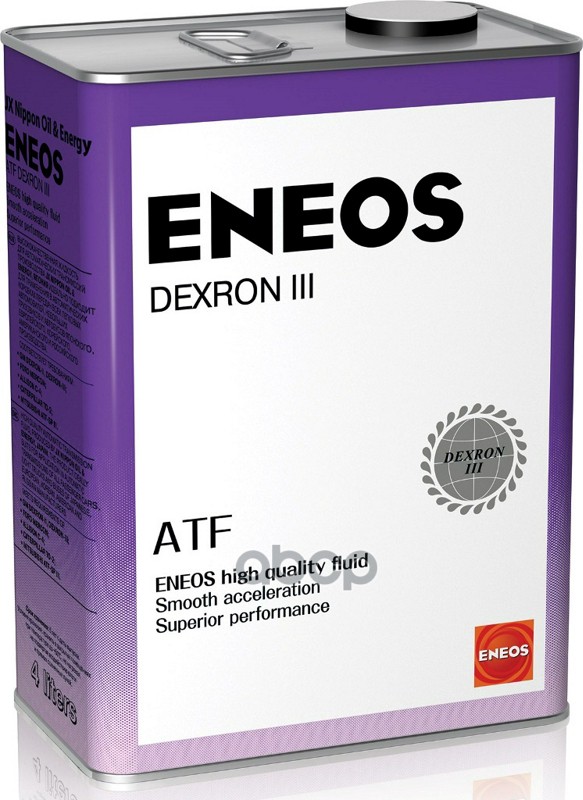 Жидкость для АКПП ENEOS ATF DEX III 4л Декстрон 3 ENEOS арт. OIL1309