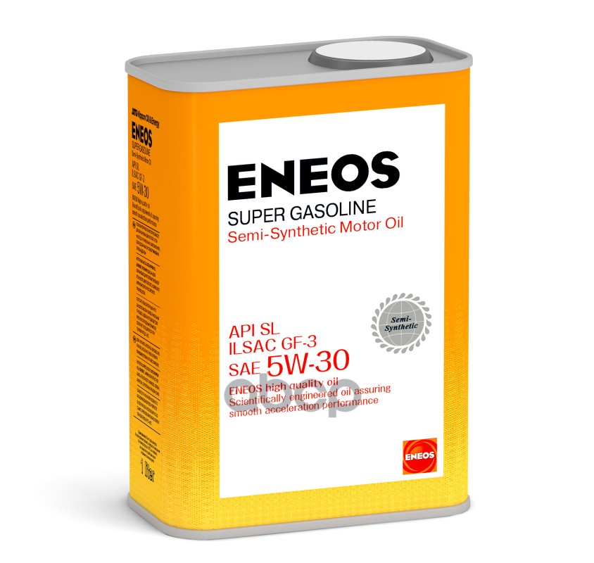 ENEOS Масло Моторное Полусинтетическое Eneos Super Gasoline 5W-30 Sl, Gf-3 1Л
