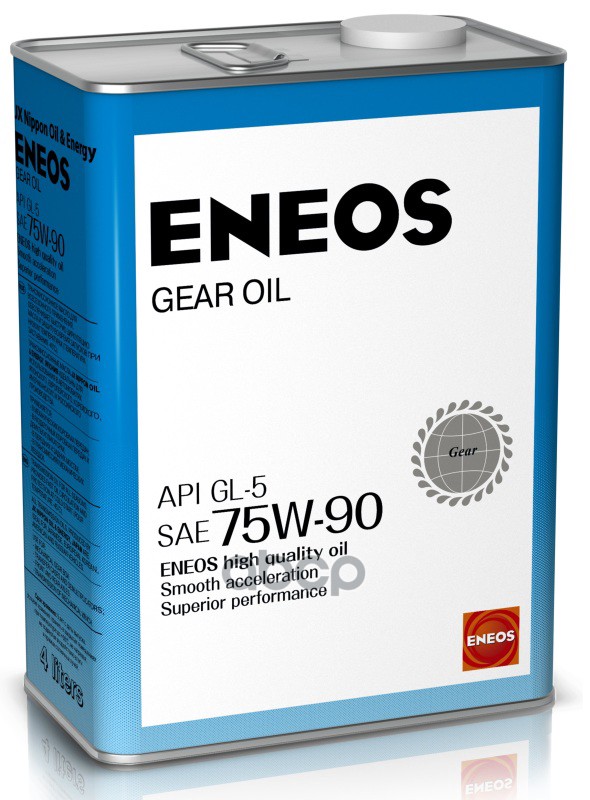 Масло Трансмиссионное Синтетическое Gear 75W90 Gl-5 4Л ENEOS арт. OIL1370