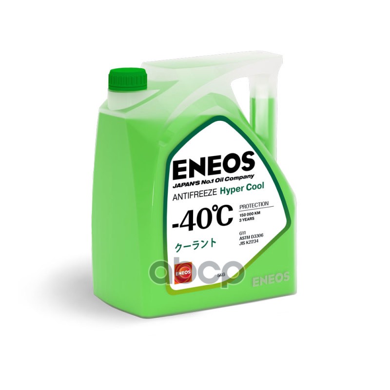 Антифриз Eneos Hyper Cool -40°C 5Кг (Green) Z0070 ENEOS арт. Z0070