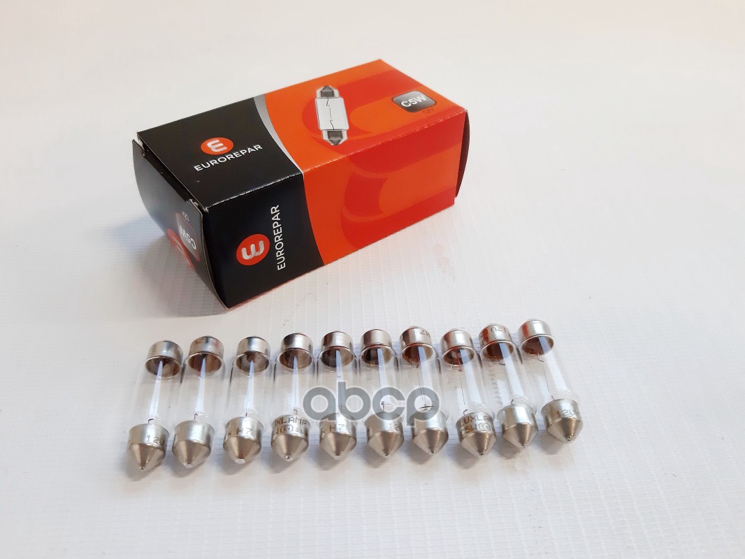 Лампа накаливания C5W  12V  5W  SV8.5-8 EUROREPAR арт. 1616430780