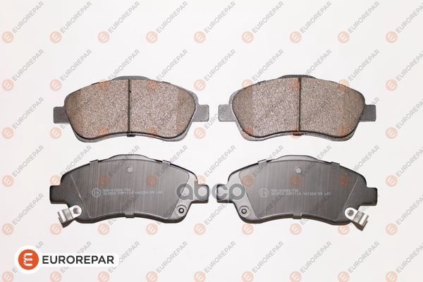 Колодки тормозные TOYOTA AVENSIS 03>/COROLLA VERSO 1.8-2.2D передн. EUROREPAR арт. 1617263480