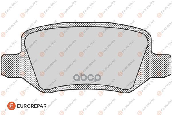 Колодки тормозные MB A-CLASS (W168)/A 160 97> EUROREPAR арт. 1617264380