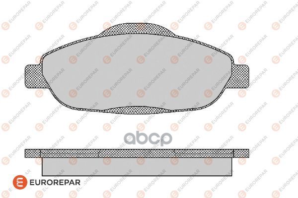 Колодки тормозные PSA 308 07>/3008 09> передн. EUROREPAR арт. 1617270080