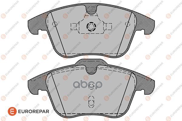 Колодки тормозные FORD MONDEO/S-MAX/VOLVO S80 06>/XC70/V70 07> передн. EUROREPAR арт. 1617275480