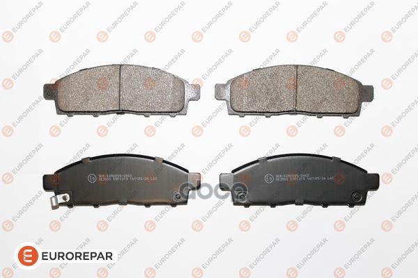 Колодки тормозные MITSUBISHI PAJERO SPORT 08>/L200 05> передн. EUROREPAR арт. 1617285380