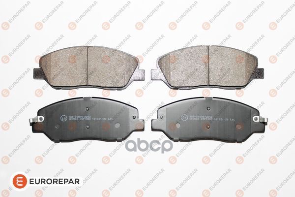 Колодки тормозные HYUNDAI SANTA FE 05>/KIA SORENTO (XM) 09> передн. EUROREPAR арт. 1617286880