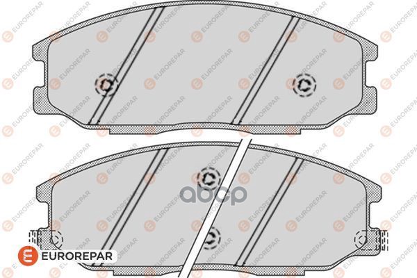 Колодки тормозные HYUNDAI H-1/STAREX (A1) 2.4 97>передн. EUROREPAR арт. 1623059480