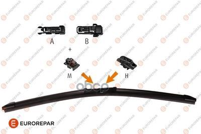Щетка Стеклоочистителя Щётка С/О 530Mm Hook + U + M + EUROREPAR арт. 1635454780