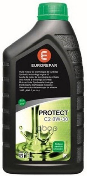 EUROREPAR Масло Моторное Синтетическое 1Л - Protect C2 0W30 Acea C2, Api Sn, Psa B71 2312, Psa B71 2302