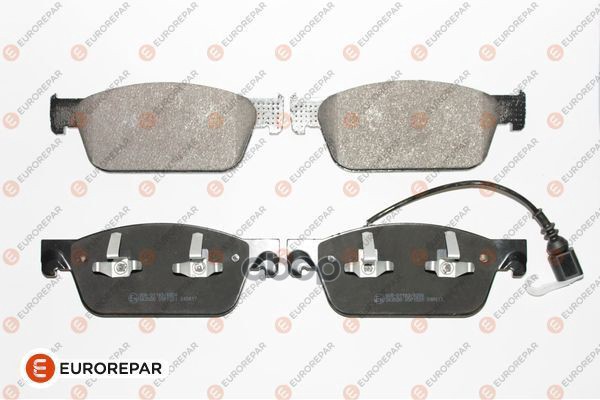 Колодки Передние Vw T5/Multivan 03->/Type Ate /Wk+ Eurorepar 1639375480 EUROREPAR арт. 1639375480
