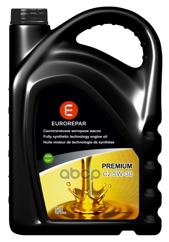 EUROREPAR Масло Моторное Eurorepar Premium C2 5W-30 Синтетическое 5 Л 1643561780