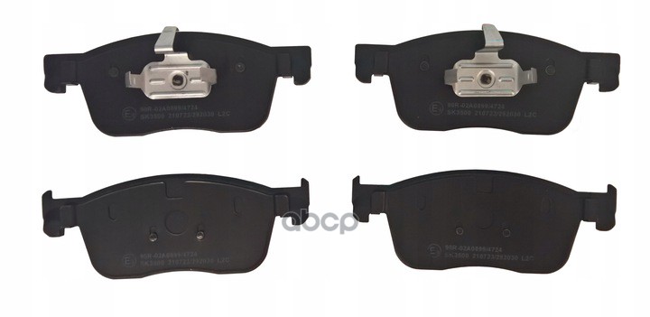 Колодки Тормозные Дисковые Citroen Jumpy, Peugeot Traveller/Expert 16>, Front, 180.2 X 69.5 X 17.3 EUROREPAR арт. 1675991780