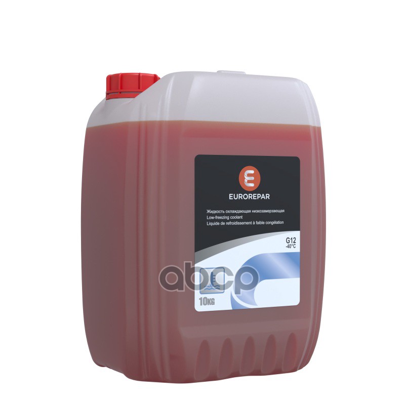 Антифриз 10Кг (9.85Л) - Красный Готовый, Eurorepar Exellent G12, Tl 774-D/F, G012a8da1, G012a8fa1, Wss-M97b44-D, 6277M, Man 3...