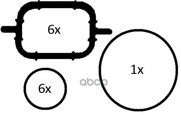 Комплект Прокладок Коллектора Bmw: 3 330 D/330 Xd 98-05, 3 325 D/330 D/330 Xd/335 D 05-11, 3 Touring 330 D/330 Xd 99-05, 3 To...