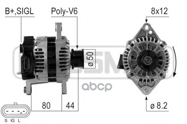 Генератор CHEVROLET LACETTI 210643 Era арт. 210643