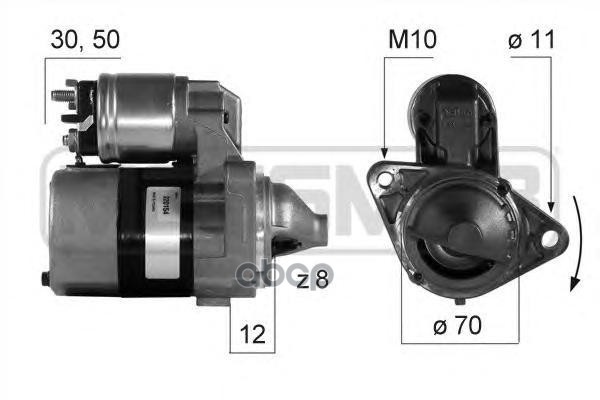 220154 Стартер NISSAN ALMERA N16 1.5/1.8 Era арт. 220154