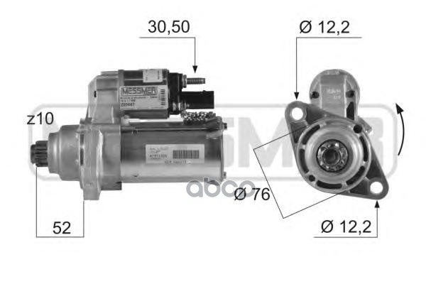 Стартер AUDI/VW 1.6 03-10 Era арт. 220447
