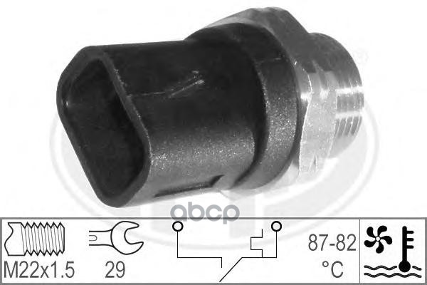 330178 Датчик  включение вентилятора OPEL ASTRA F  VECTRA A Era арт. 330178