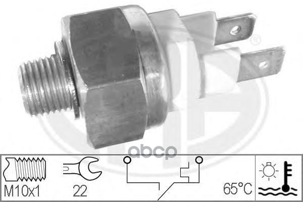 Датчик, температура ОЖ AUDI 80, VW GOLF II Era арт. 330285